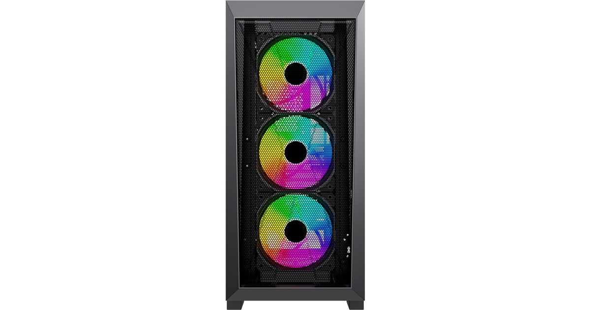 Xilence XILENT X X912.ARGB, Tower-Gehäuse(schwarz, Tempered Glass)