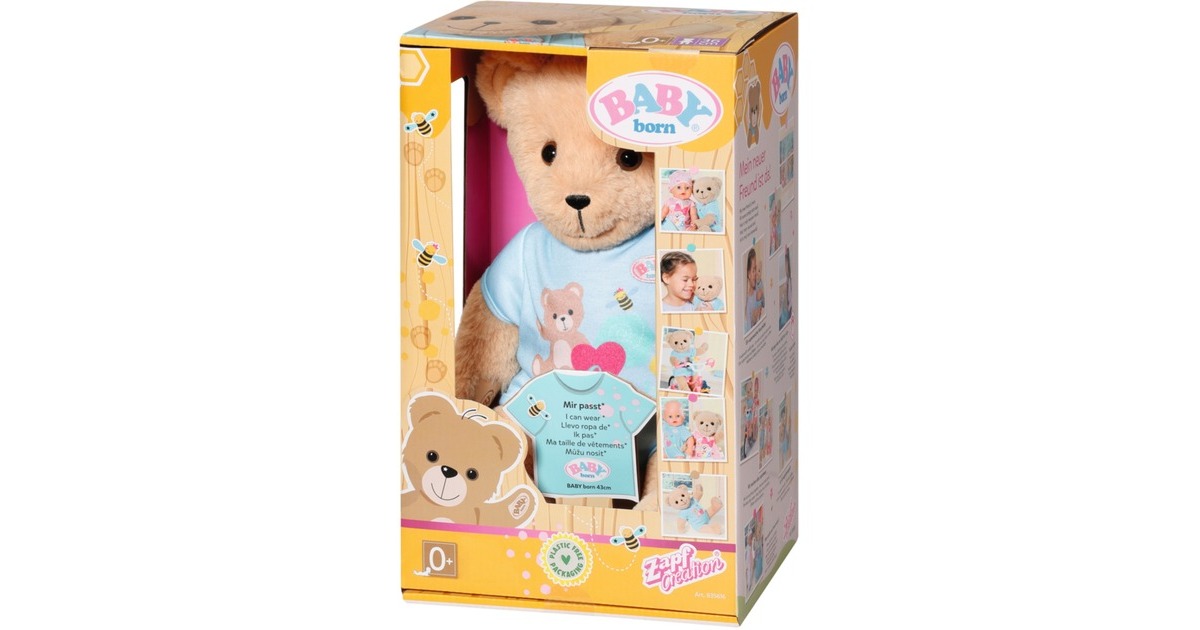 ZAPF Creation BABY born® Bär blau, Kuscheltier(offene Verpackung)