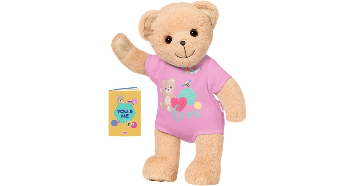 ZAPF Creation BABY born® Bär pink, Kuscheltier(offene Verpackung)