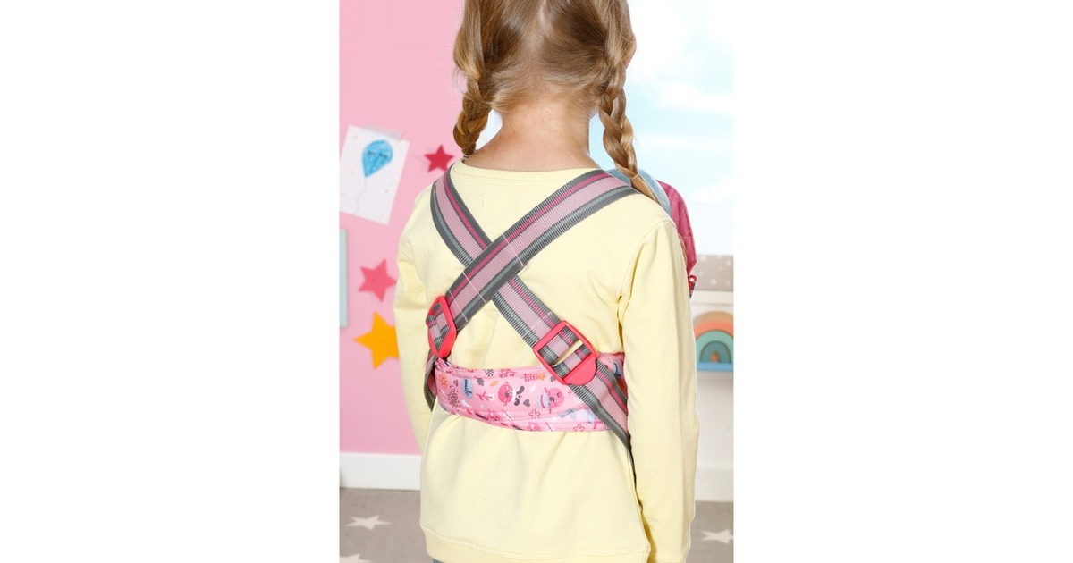 ZAPF Creation BABY born® Babytrage, Puppenzubehör(mit verstellbarem Gurtsystem)