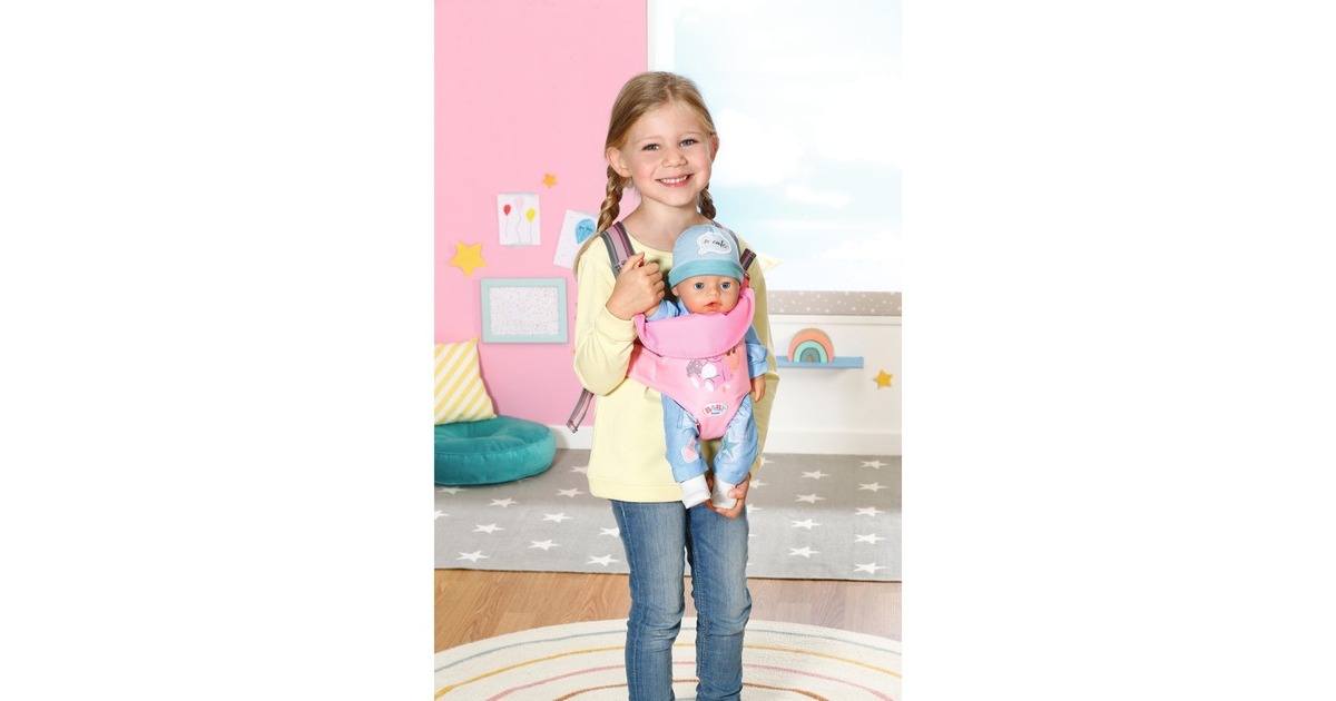 ZAPF Creation BABY born® Babytrage, Puppenzubehör(mit verstellbarem Gurtsystem)