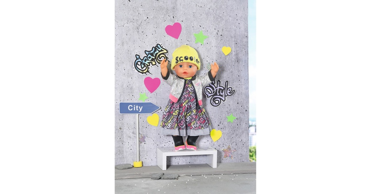 ZAPF Creation BABY born® City Deluxe Style 43 cm, Puppenzubehör
