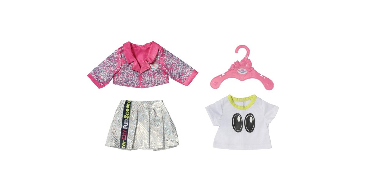 ZAPF Creation BABY born® City Outfit 43cm, Puppenzubehör