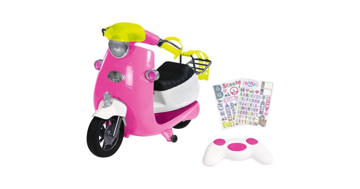 ZAPF Creation BABY born® City RC Scooter, Spielfahrzeug(rosa/weiß)