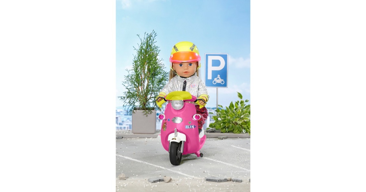 ZAPF Creation BABY born® City RC Scooter, Spielfahrzeug(rosa/weiß)