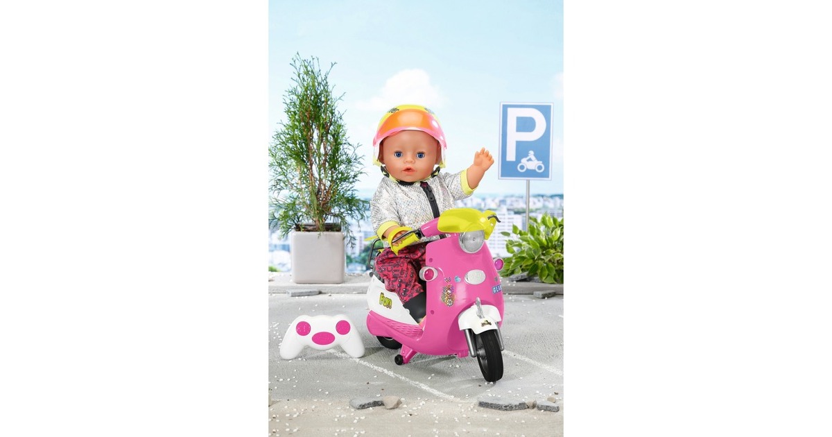 ZAPF Creation BABY born® City RC Scooter, Spielfahrzeug(rosa/weiß)