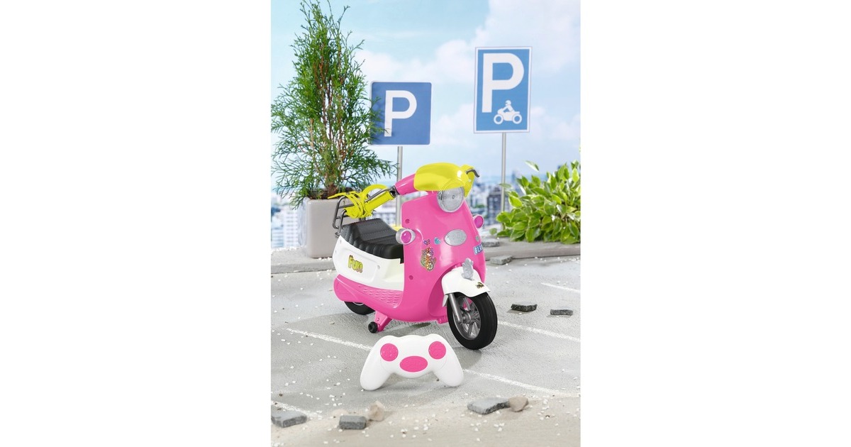ZAPF Creation BABY born® City RC Scooter, Spielfahrzeug(rosa/weiß)