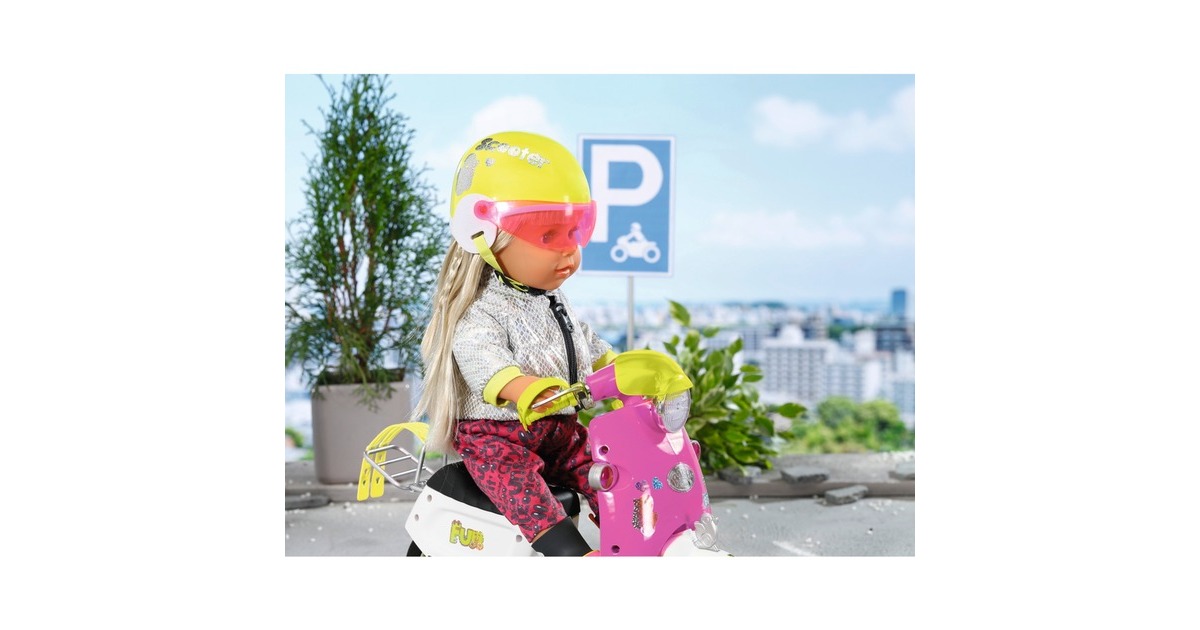 ZAPF Creation BABY born® City Scooterhelm 43 cm, Puppenzubehör