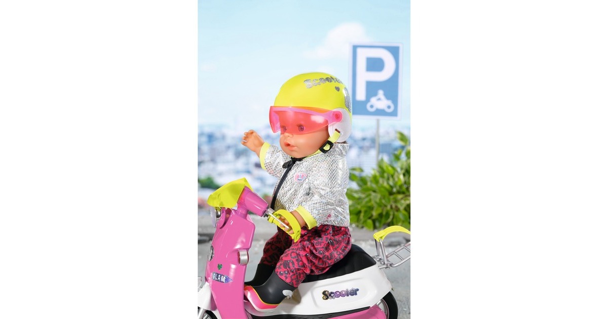 ZAPF Creation BABY born® City Scooterhelm 43 cm, Puppenzubehör