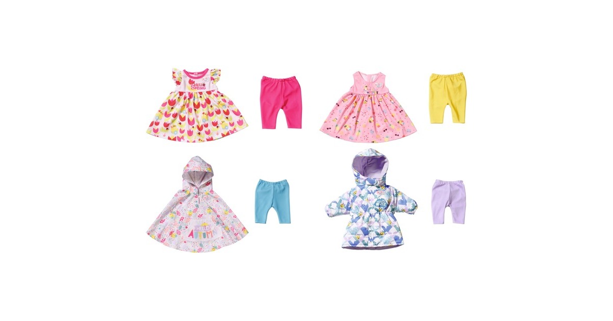 ZAPF Creation BABY born® Deluxe 4 Jahreszeiten Set, Puppenzubehör