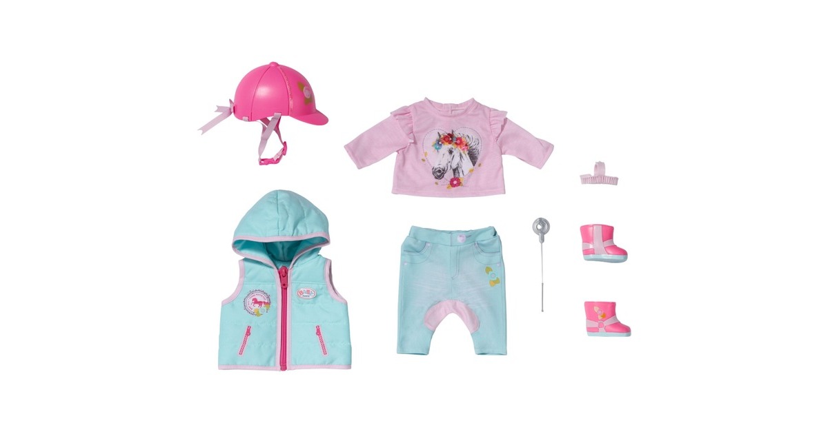 ZAPF Creation BABY born® Deluxe Reiter Outfit 43 cm, Puppenzubehör