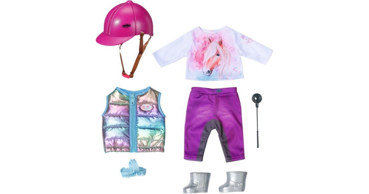 ZAPF Creation BABY born® Deluxe Reiter-Outfit 43cm, Puppenzubehör
