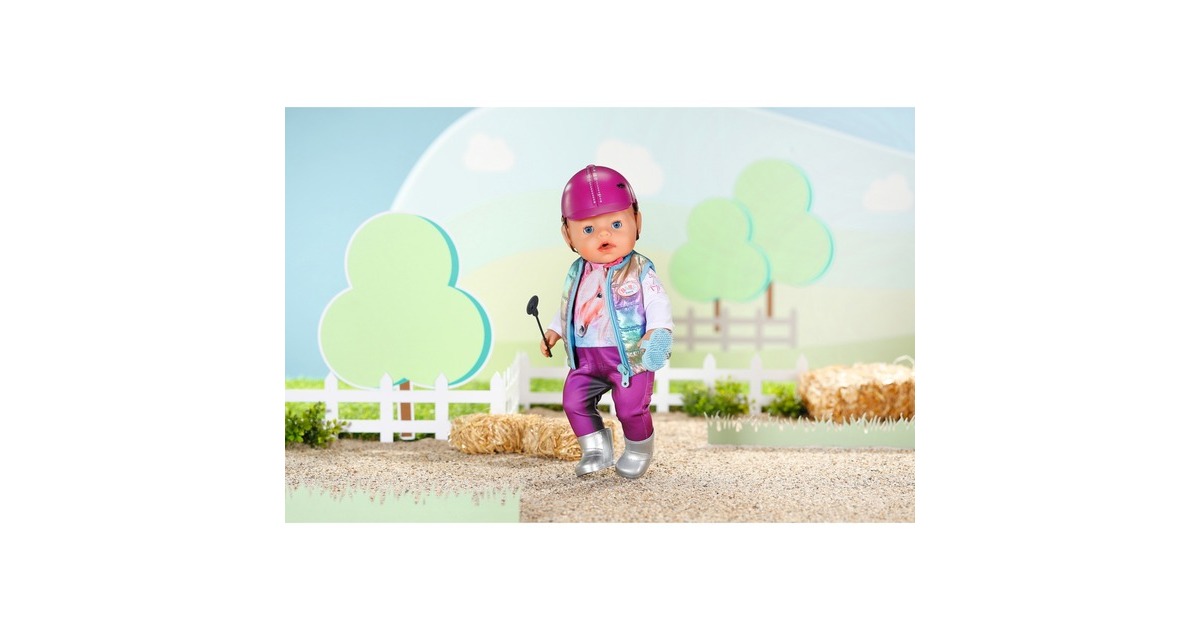 ZAPF Creation BABY born® Deluxe Reiter-Outfit 43cm, Puppenzubehör