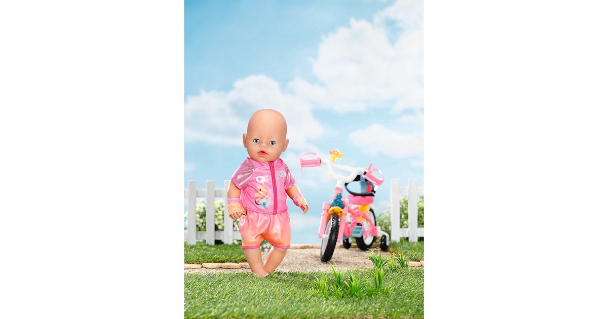 ZAPF Creation BABY born® Fahrrad Outfit 43cm, Puppenzubehör
