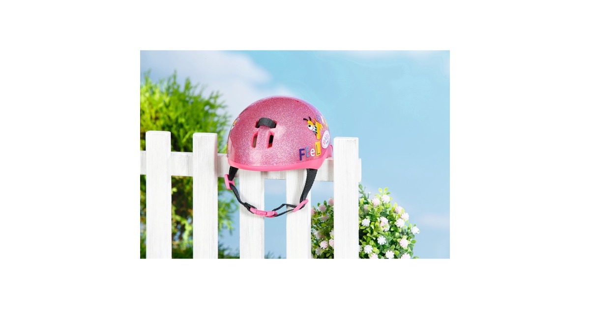 ZAPF Creation BABY born® Fahrradhelm 43cm, Puppenzubehör(pink)