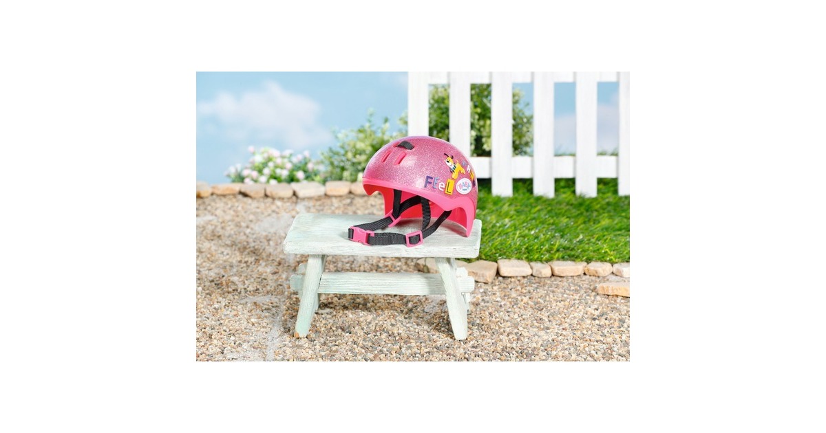 ZAPF Creation BABY born® Fahrradhelm 43cm, Puppenzubehör(pink)