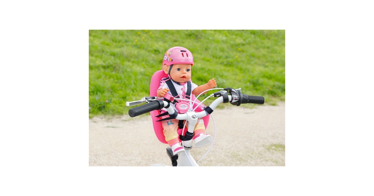 ZAPF Creation BABY born® Fahrradsitz, Puppenzubehör(pink)