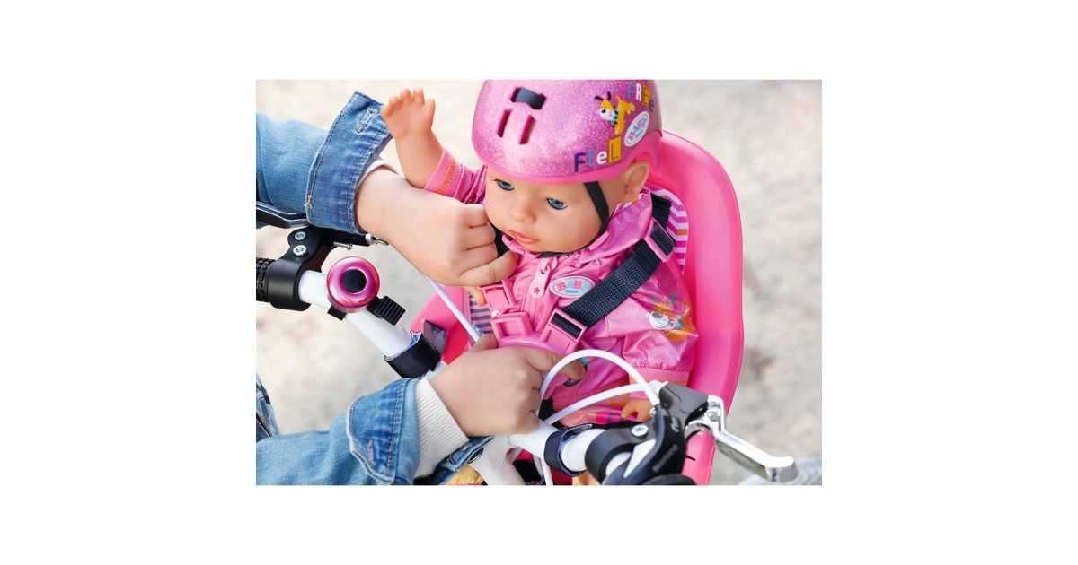 ZAPF Creation BABY born® Fahrradsitz, Puppenzubehör(pink)