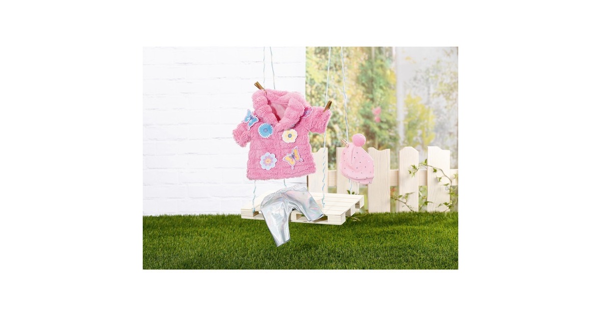 ZAPF Creation BABY born® Flauschmantel, Puppenzubehör(43 cm)