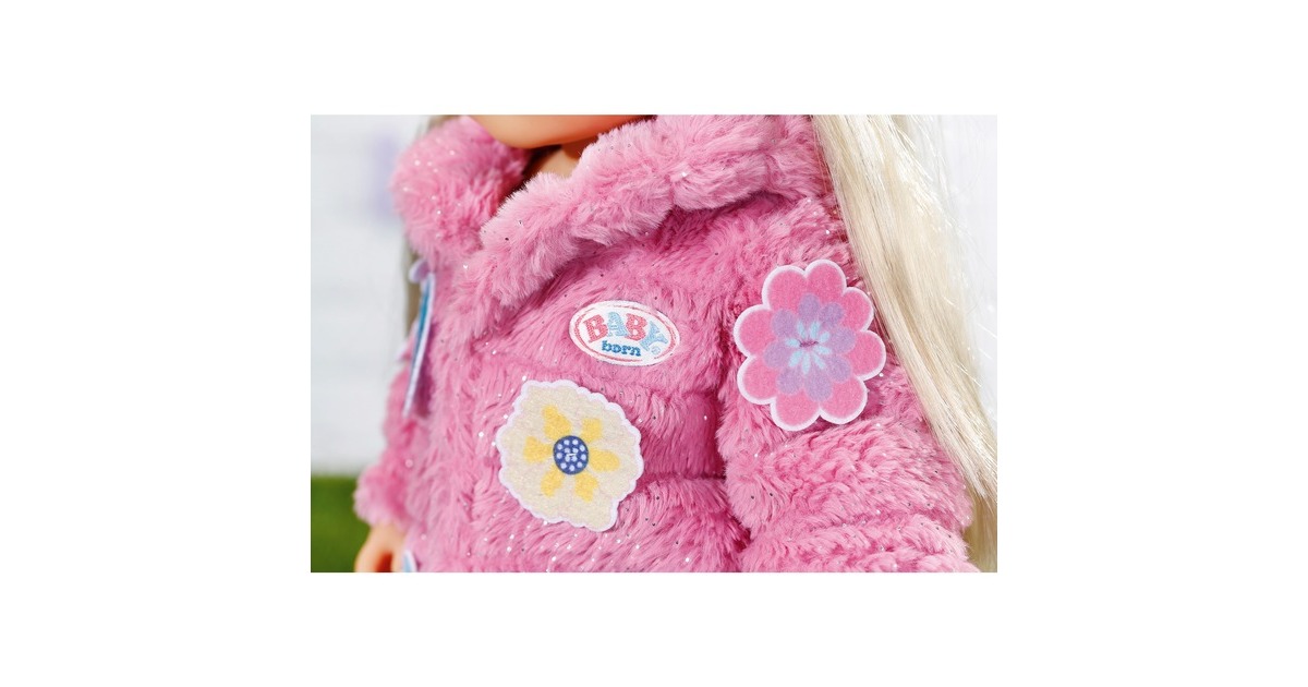 ZAPF Creation BABY born® Flauschmantel, Puppenzubehör(43 cm)