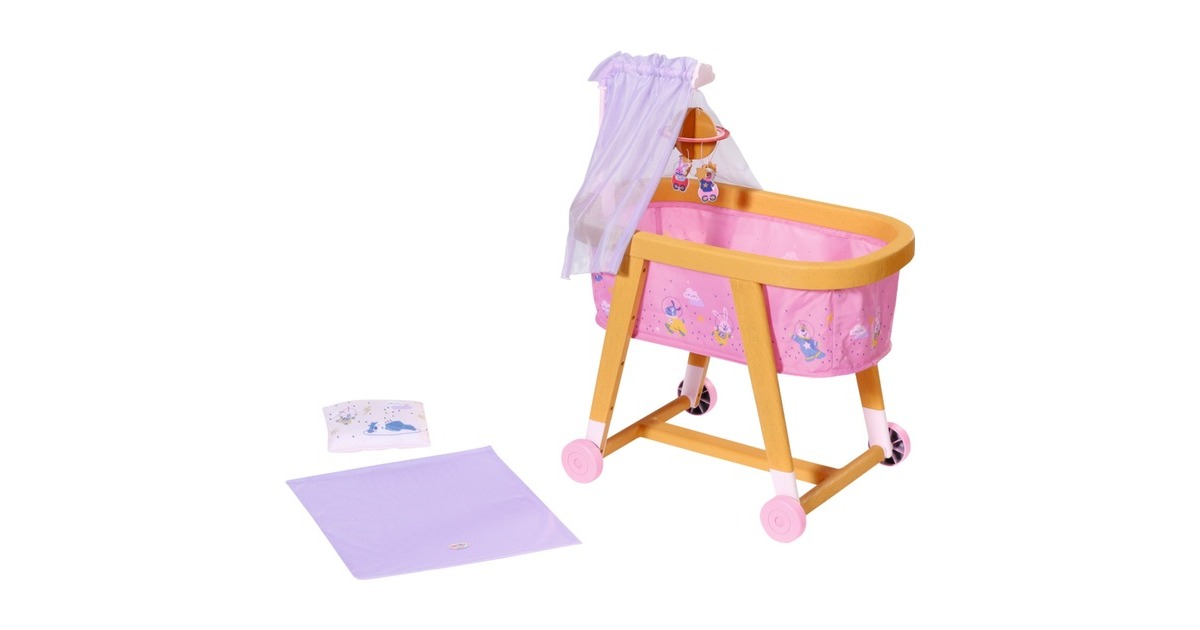 ZAPF Creation BABY born® Gute Nacht Stubenwagen, Puppenzubehör