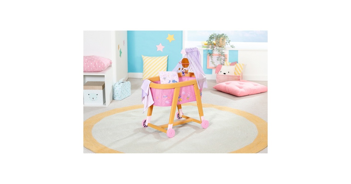 ZAPF Creation BABY born® Gute Nacht Stubenwagen, Puppenzubehör