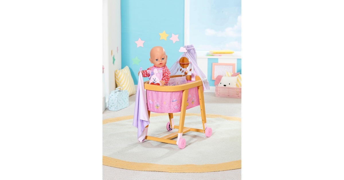 ZAPF Creation BABY born® Gute Nacht Stubenwagen, Puppenzubehör