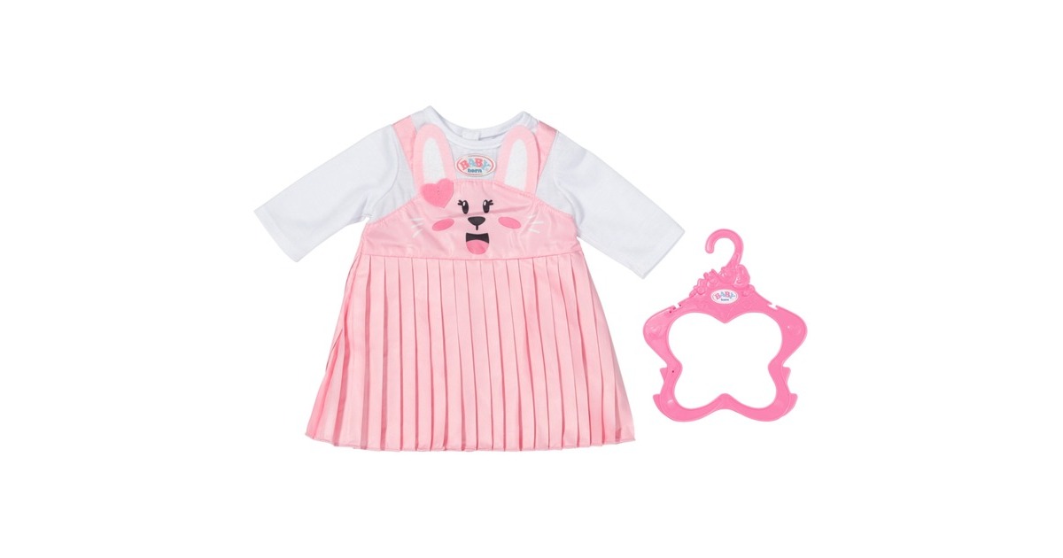 ZAPF Creation BABY born® Häschenkleid 43cm inklusive Kleiderbügel, Puppenzubehör