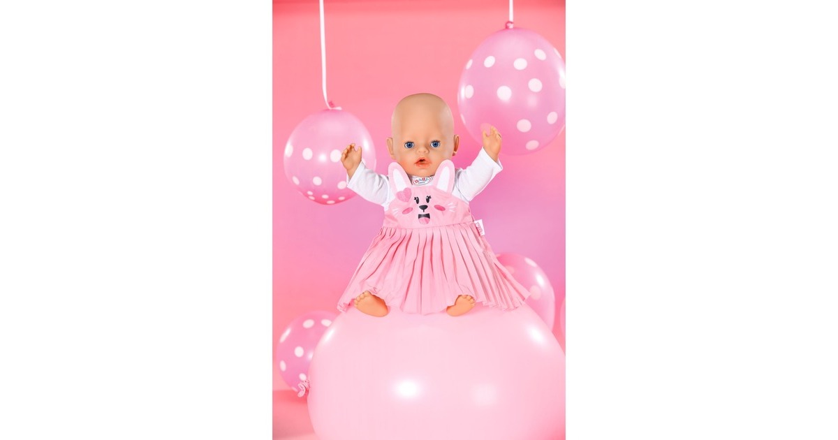 ZAPF Creation BABY born® Häschenkleid 43cm inklusive Kleiderbügel, Puppenzubehör
