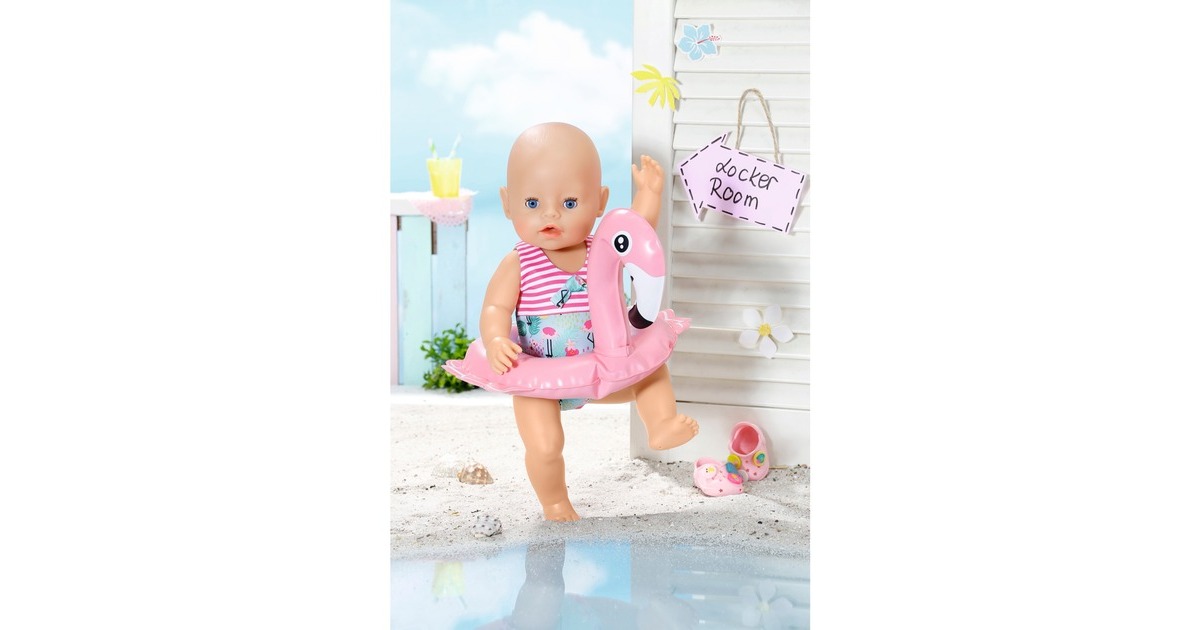 ZAPF Creation BABY born® Holiday Schwimmspaß Set 43cm, Puppenzubehör