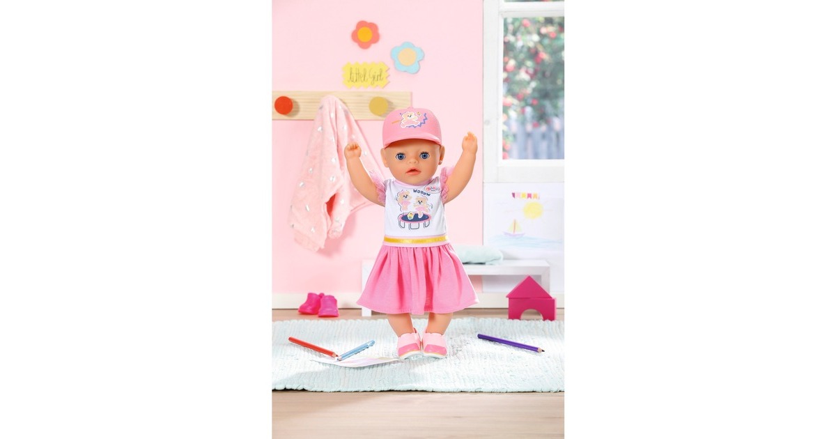 ZAPF Creation BABY born® Kindergarten Basecap Set 36cm, Puppenzubehör