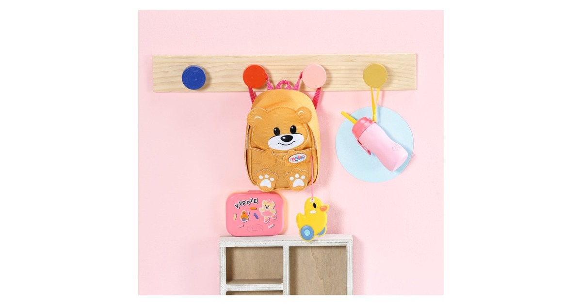 ZAPF Creation BABY born® Kindergarten Rucksack Set, Puppenzubehör
