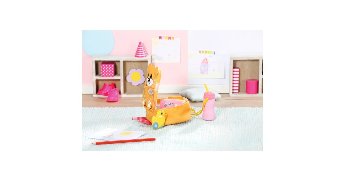 ZAPF Creation BABY born® Kindergarten Rucksack Set, Puppenzubehör