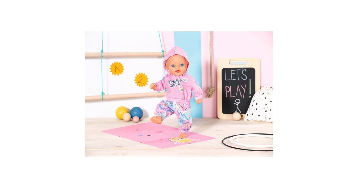 ZAPF Creation BABY born® Kindergarten Sport Outfit 36cm, Puppenzubehör