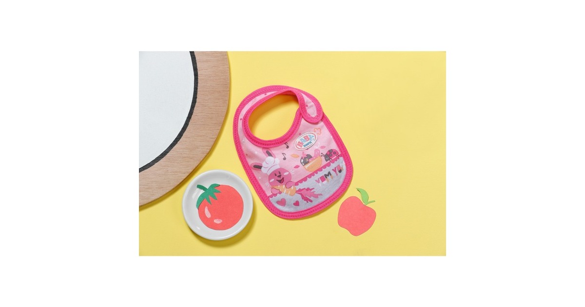 ZAPF Creation BABY born® Lätzchen, Puppenzubehör(sortierter Artikel, 43 cm, ein Lätzchen)