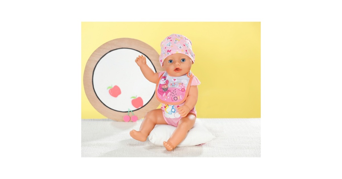 ZAPF Creation BABY born® Lätzchen, Puppenzubehör(sortierter Artikel, 43 cm, ein Lätzchen)