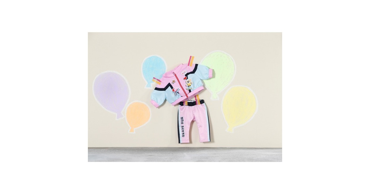 ZAPF Creation BABY born® Little Jogging Anzug 36cm, Puppenzubehör