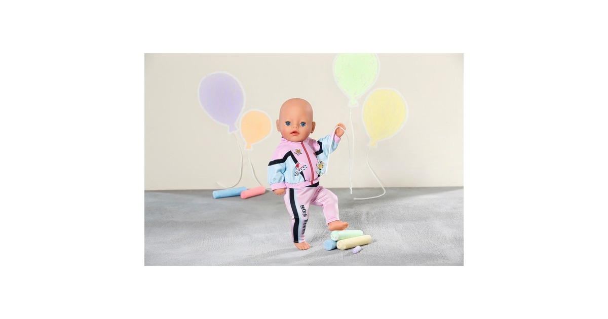 ZAPF Creation BABY born® Little Jogging Anzug 36cm, Puppenzubehör