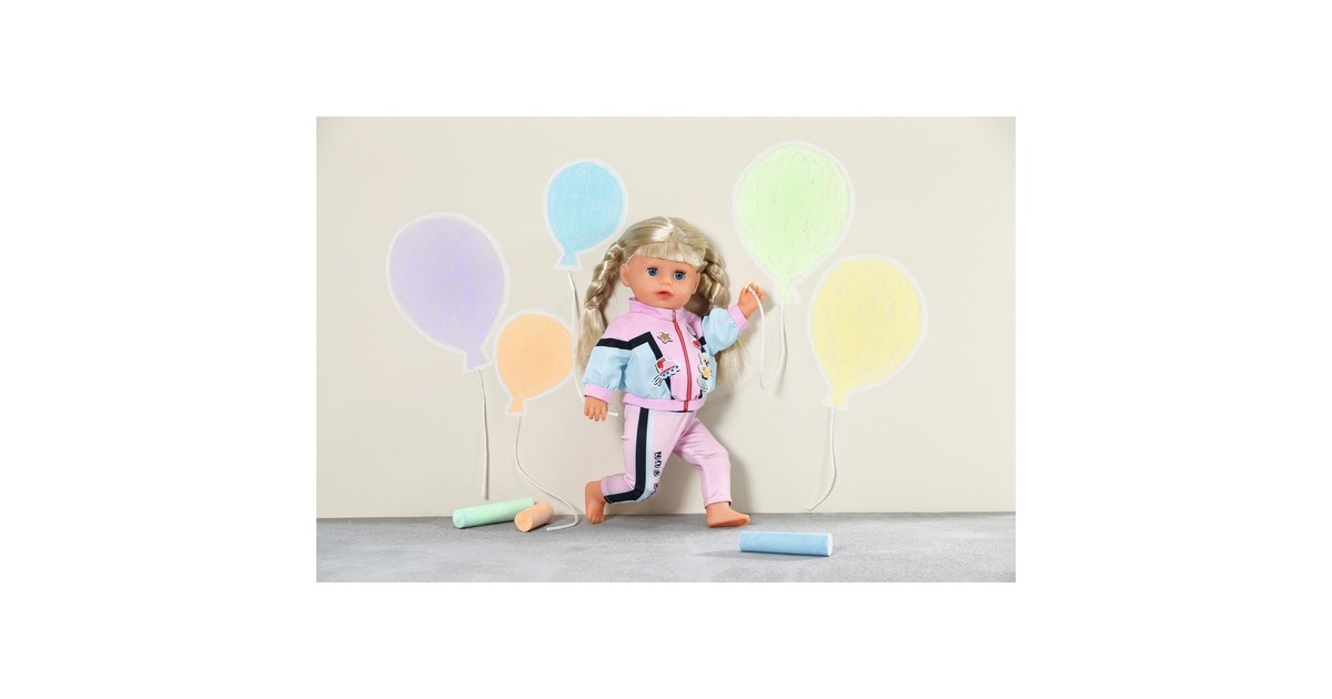 ZAPF Creation BABY born® Little Jogging Anzug 36cm, Puppenzubehör