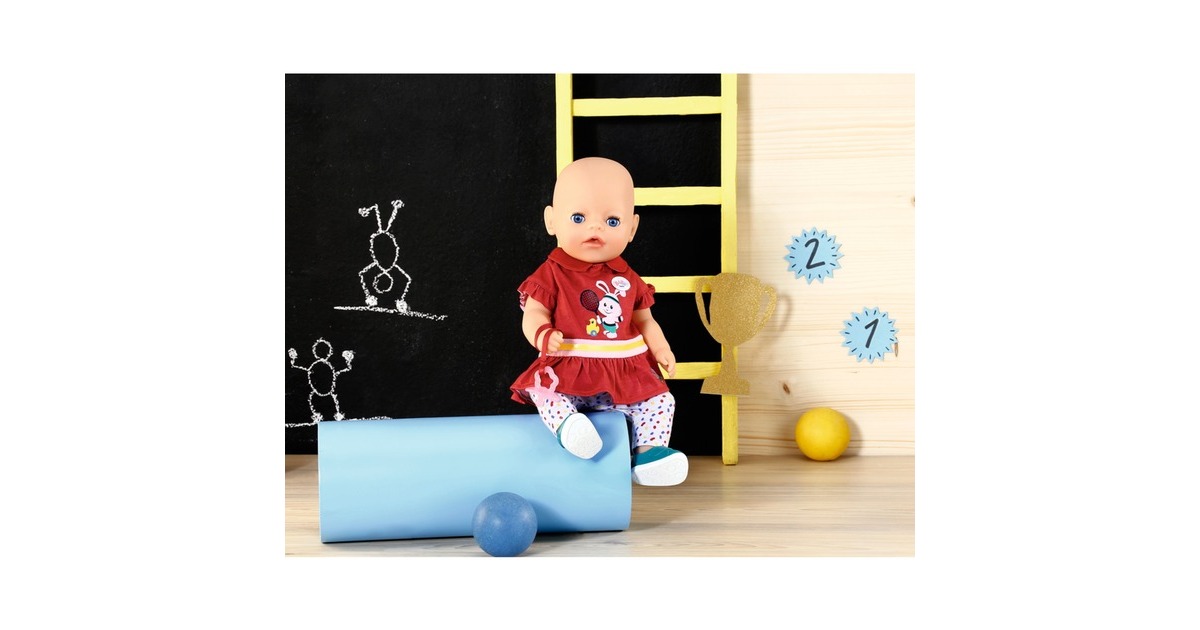 ZAPF Creation BABY born® Little Sport Outfit 36cm, Puppenzubehör(rot)