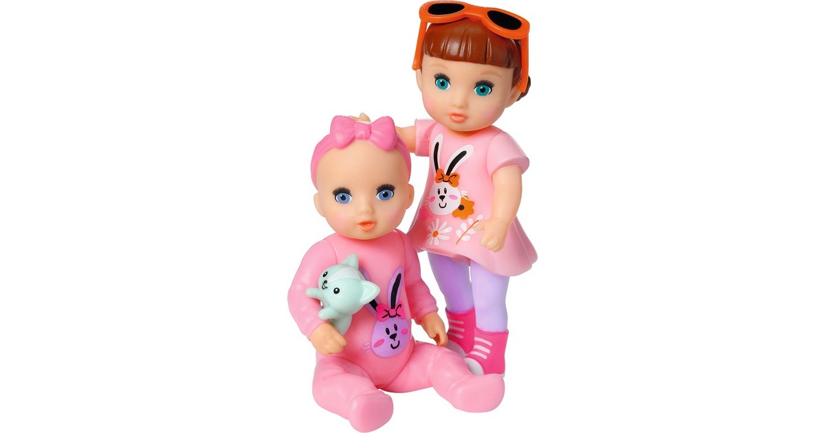 ZAPF Creation BABY born® Minis 2er Set Alex und Anna, Puppe