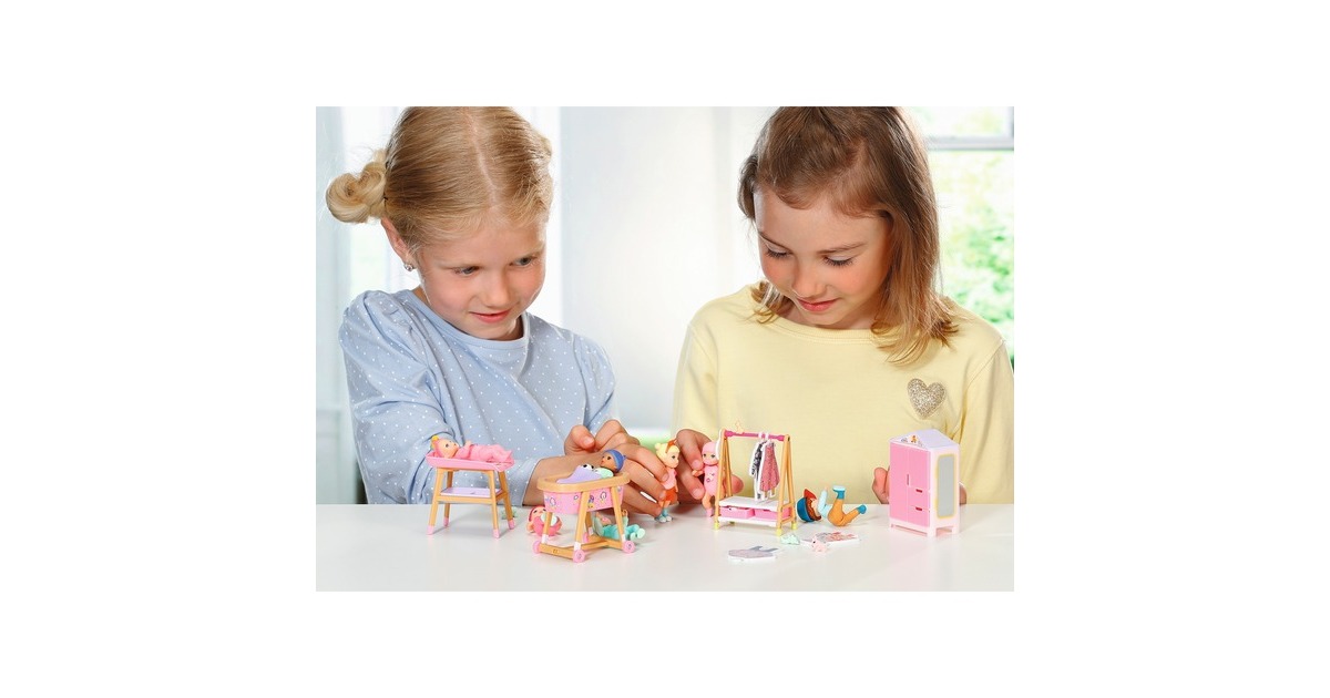 ZAPF Creation BABY born® Minis - Playset Möbelset, Puppenmöbel