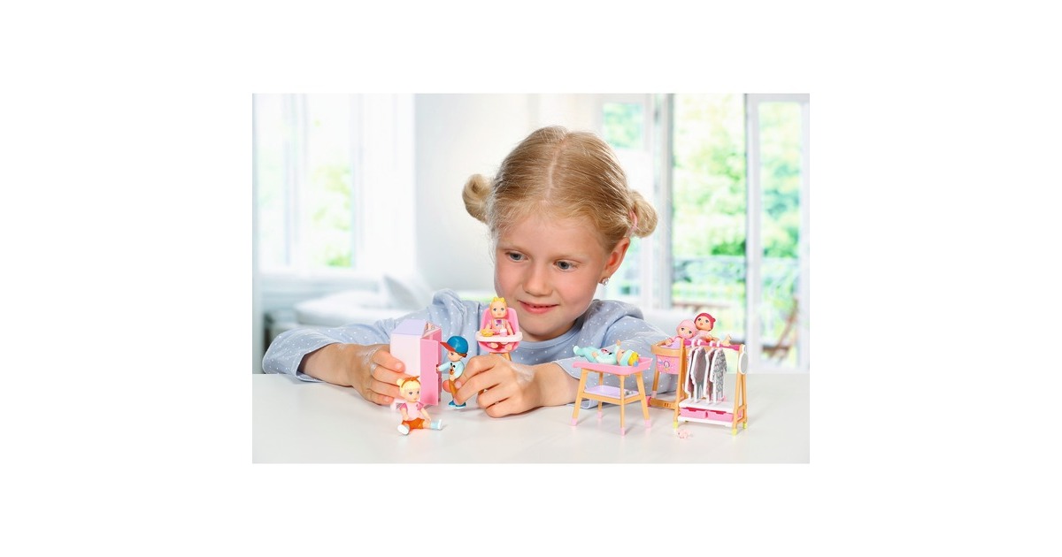 ZAPF Creation BABY born® Minis - Playset Möbelset, Puppenmöbel