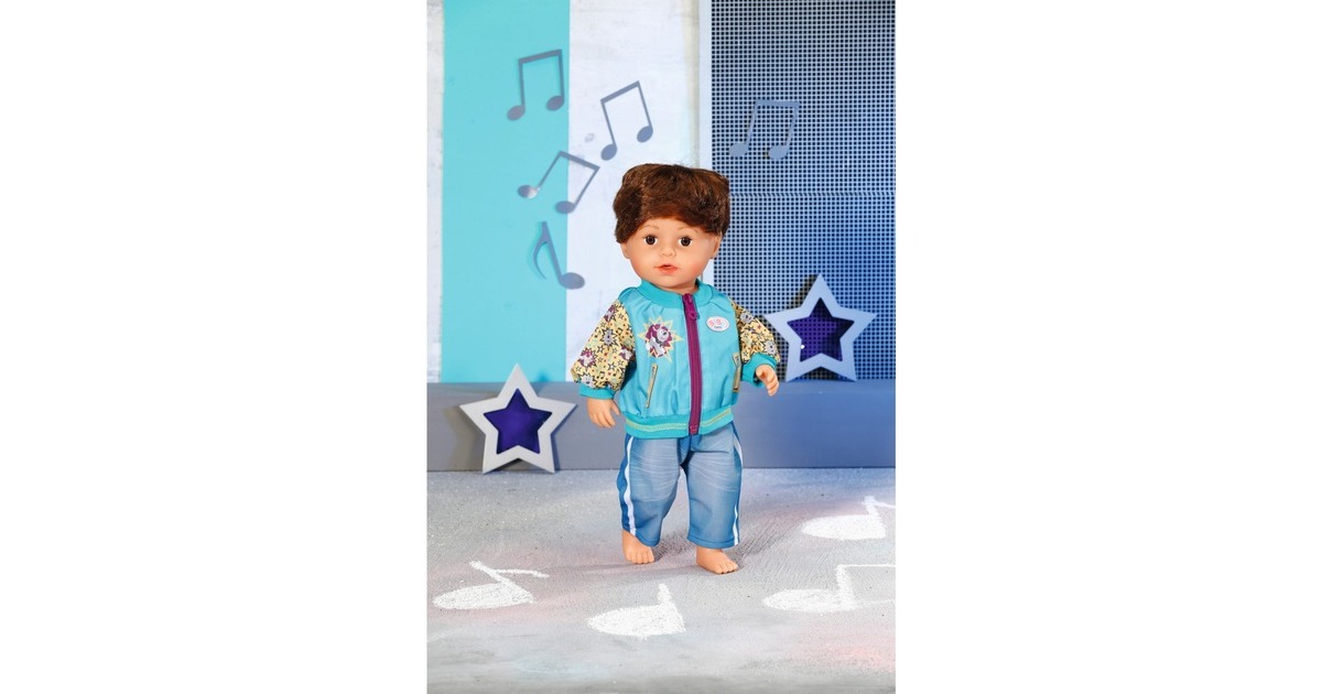 ZAPF Creation BABY born® Outfit mit Jacke 43cm, Puppenzubehör(inklusive Kleiderbügel)