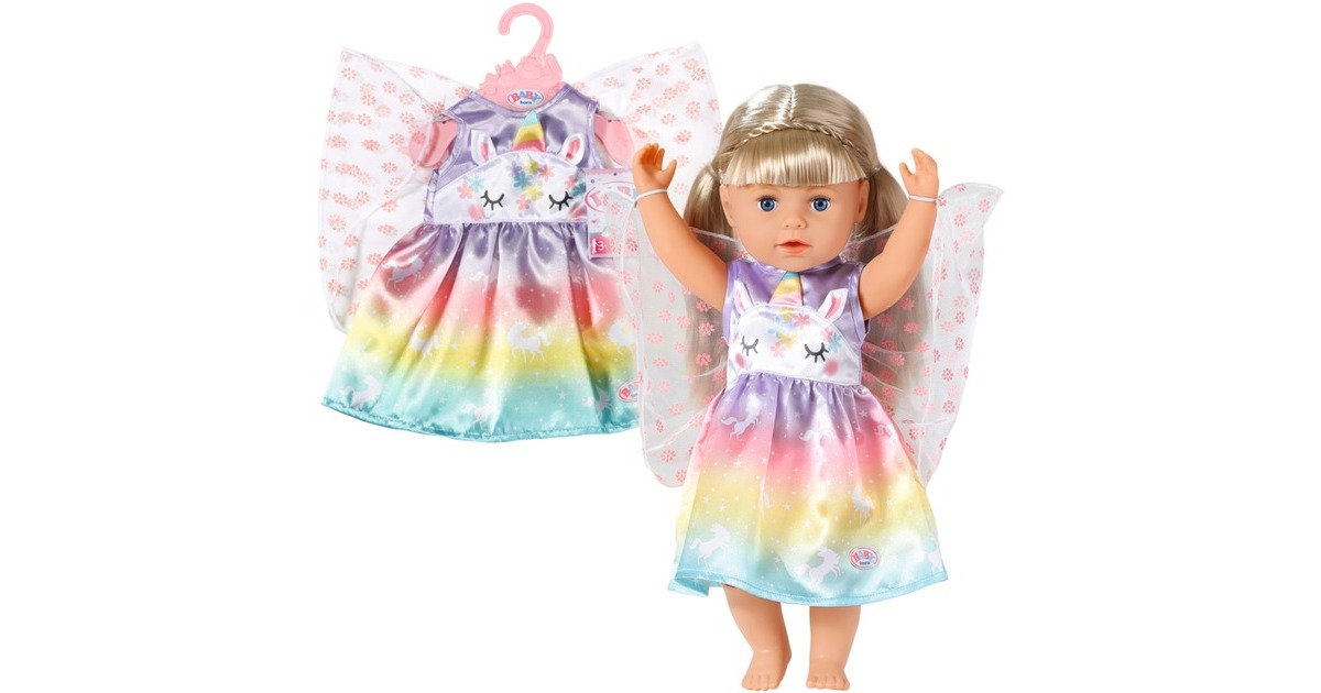 ZAPF Creation BABY born® Schmetterling Outfit 43cm, Puppenzubehör