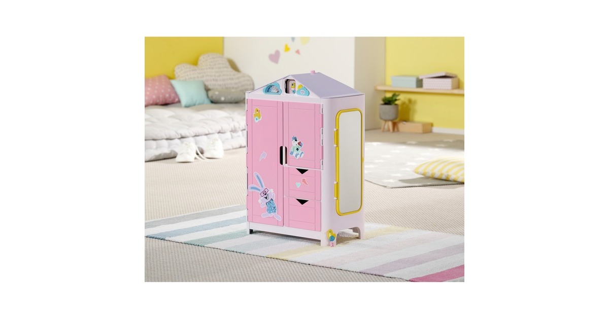 ZAPF Creation BABY born® Schrank mit Wetterente, Puppenmöbel