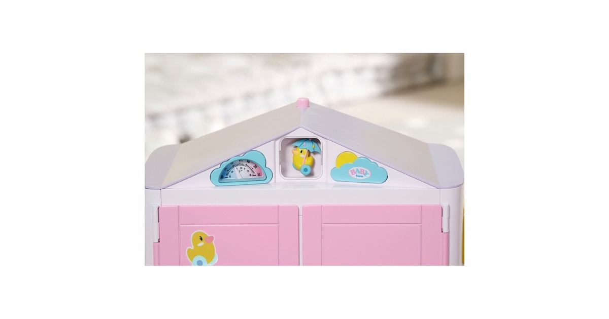 ZAPF Creation BABY born® Schrank mit Wetterente, Puppenmöbel