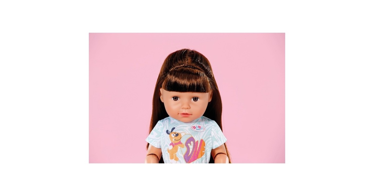 ZAPF Creation BABY born® Sister Play & Style brunette 43 cm, Puppe