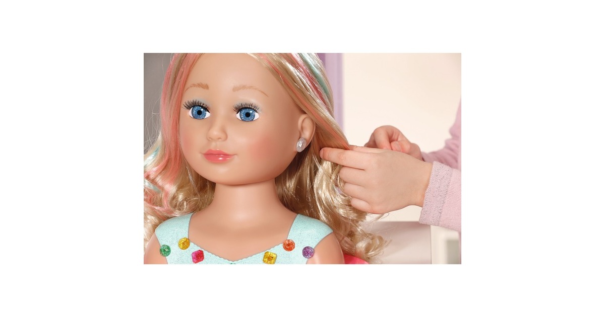 ZAPF Creation BABY born® Sister Styling Head Princess, Schmink- und Frisierkopf