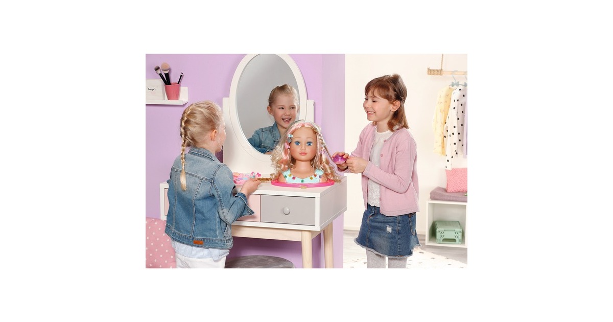 ZAPF Creation BABY born® Sister Styling Head Princess, Schmink- und Frisierkopf
